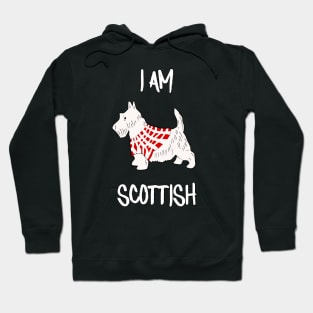 Scottish Terrier White Hoodie